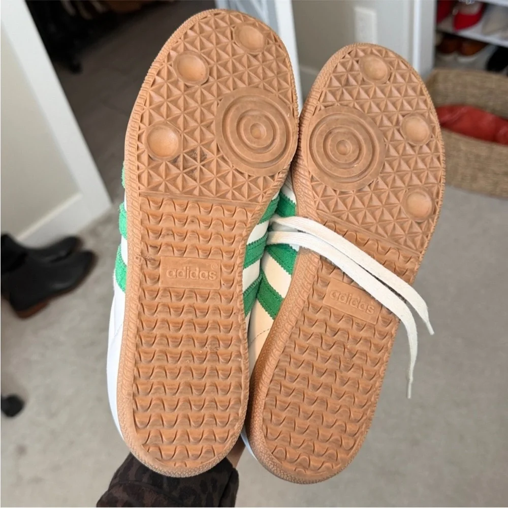 Adidas Samba Green White Women’s 10 / Men's 9 - Picture 6 of 7